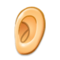 Ear emoji on Samsung
